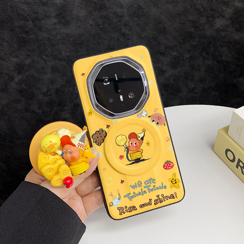 气球星星人磁吸支架适用于华为mate70rs非凡大师手机壳磁吸新款mate70保时捷女款