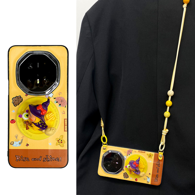 魔法师星星人真皮全包防摔适用于华为mate60RS非凡大师手机壳mate70RS保时捷MATE60保护套mate70pro磁吸支架