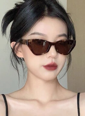 欧美ins网红性感墨镜猫眼玳瑁色