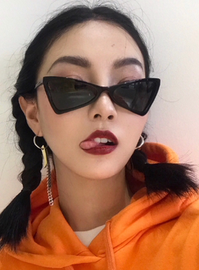 墨镜复古风封帆同款蝶形太阳镜