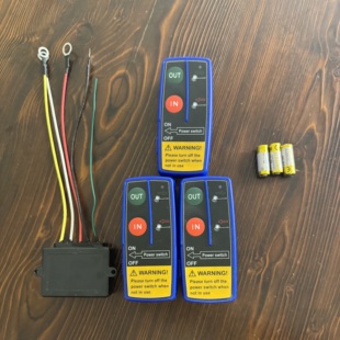 12V24V电动绞盘遥控器工业级绞吊车越野车卷扬机无线绞盘控制器