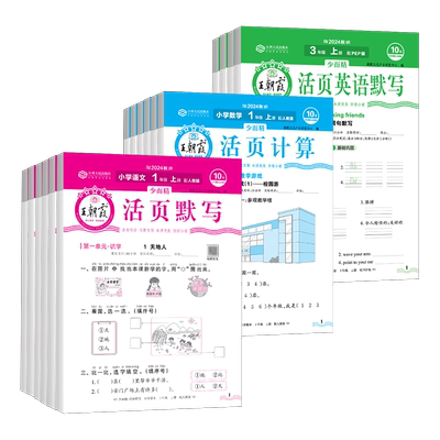 王朝霞少而精活页默写活页计算