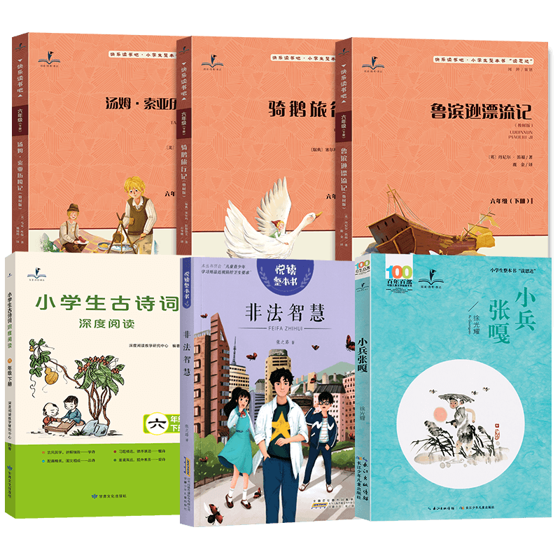26秋读思达整本书六年级上下册童年小英雄雨来爱的教育显微镜下有怪兽呼兰河传发现数学校园寻宝大冒险小学生古诗词深度阅读6年