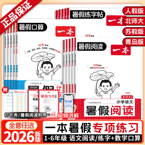 一本暑假衔接一升二升三升四升五