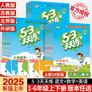 2024秋新版53天天练年级科目任选