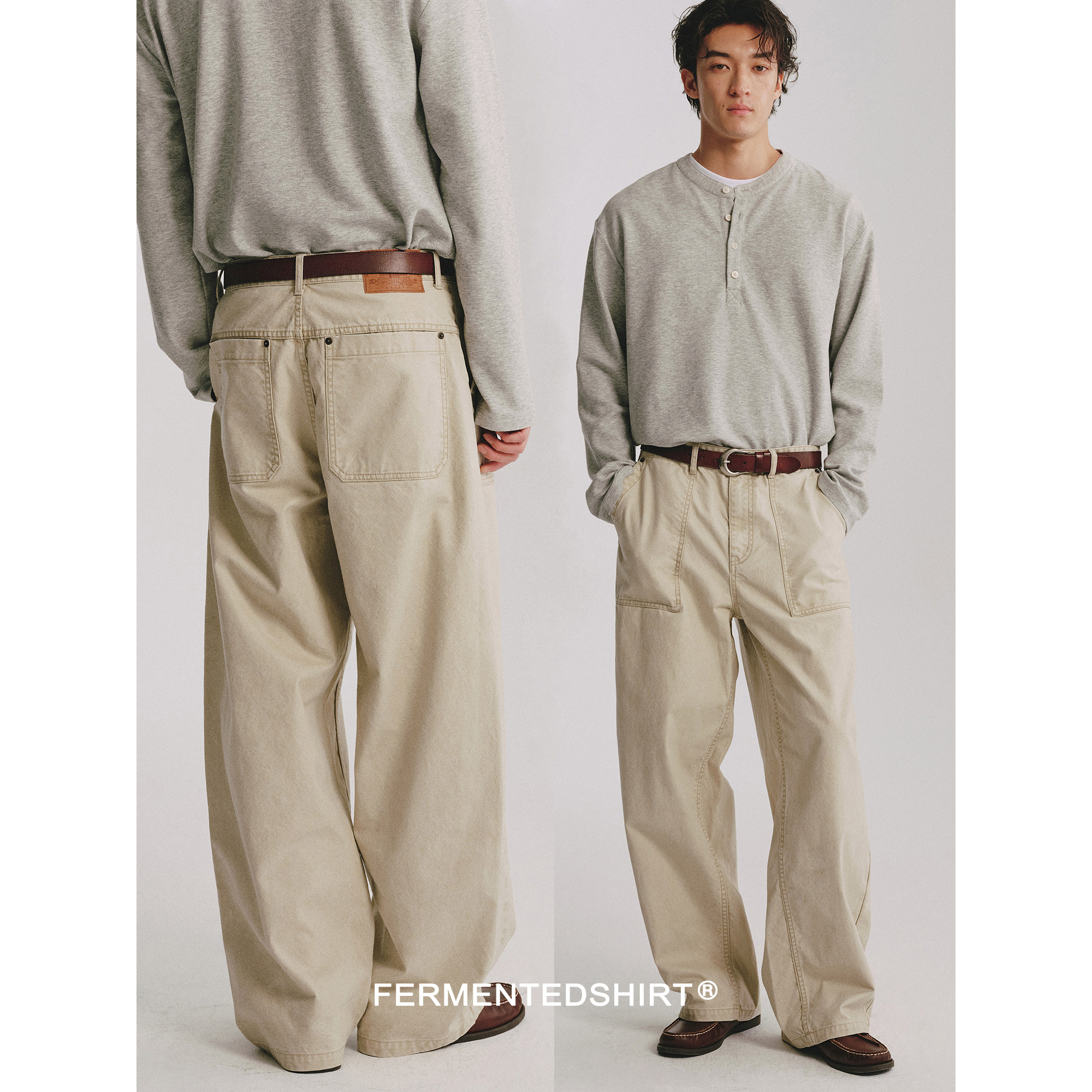 fermentedshirt重磅复古休闲裤