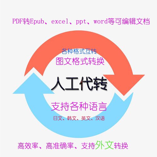 中外文件电子版格式转换 文献pdf转word可复制编辑文档 电子书pdf