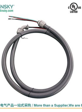 USLinsky灵天电线管配件美标UL认证美国电气连接电缆管43408P,