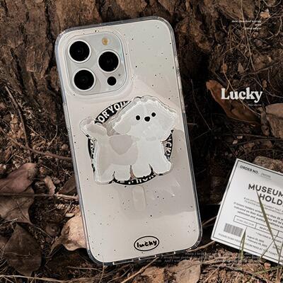 双层imd磁吸支架17pro max苹果手机壳iphone14适用1316泼墨狗