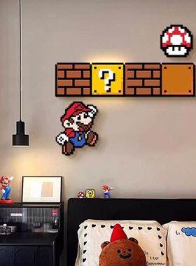 像素风立体挂画摆件客厅卧室墙面