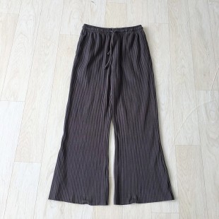 百搭春夏九分裤 女装 日单孤品抽绳双口袋条纹弹力纯色简约休闲时尚