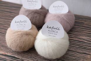 乐康元直播手工毛线真丝羊驼毛仙仙的毛线手工编织毛线织毛衣线