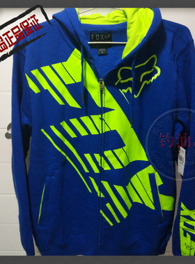 正品FOX head Savant LE 赛车帽衫FOX卫衣休闲服越野拉链开衫