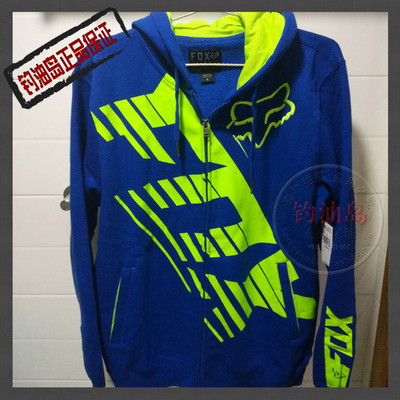 正品赛车帽衫fox卫衣越野