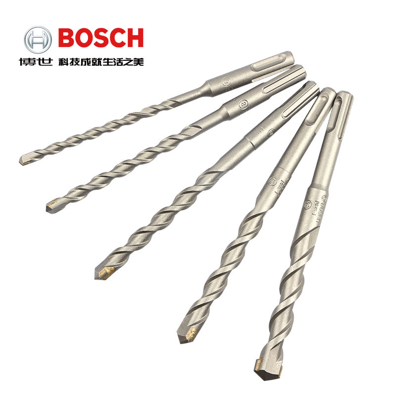 博世S1系电锤钻头S3四坑圆柄冲击钻头4-25穿墙水泥混凝土建工钻头