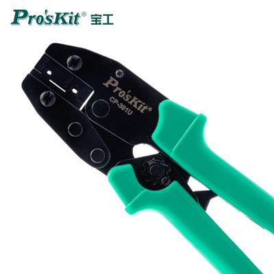 宝工（Pro'sKit）裸接续端子棘轮压着钳(0.5-2.5mm2）CP-301U