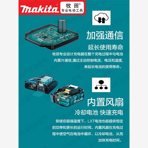 牧田Makita锂电池18V充电器3AH/4AH/5AH/6AHDC18RC DC18SF DC18RD