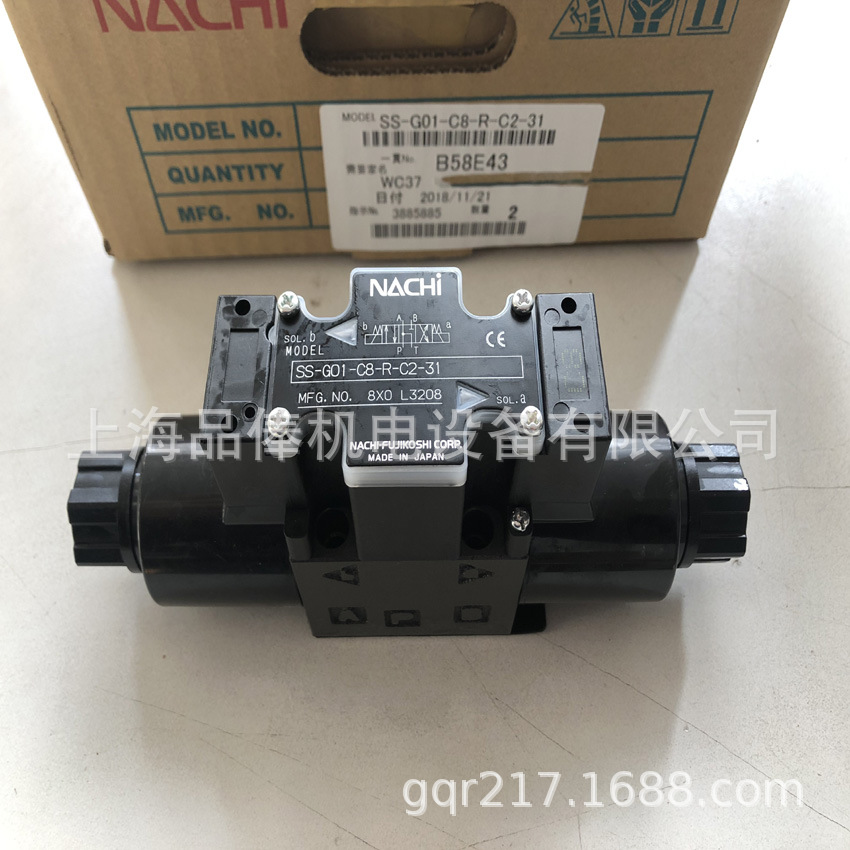 电磁阀SS-G03-C6-R-C1-J22日本NACHI不二越 SS-G03-H3X-R-C2-J22