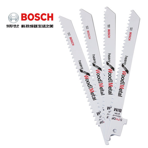 BOSCH/博世马刀锯条S1411DF 白色柄系列专业切割带金属木材往复锯