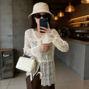 洋气花边T恤女时尚 气质宽松显瘦轻奢上衣防晒 韩版 2026春夏新款