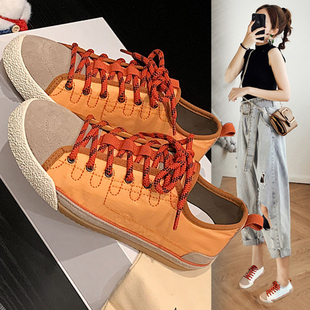 芭蕾风德训鞋女士2026新款超火百搭巨好看软底透气运动休闲板鞋子