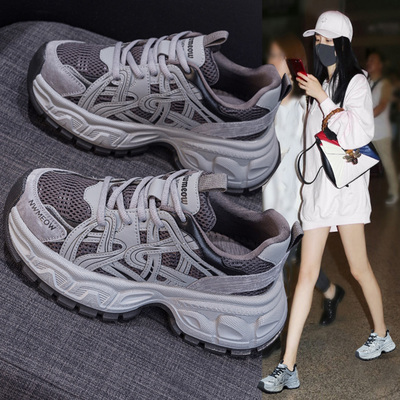 厚底老爹鞋女显高百搭不累脚