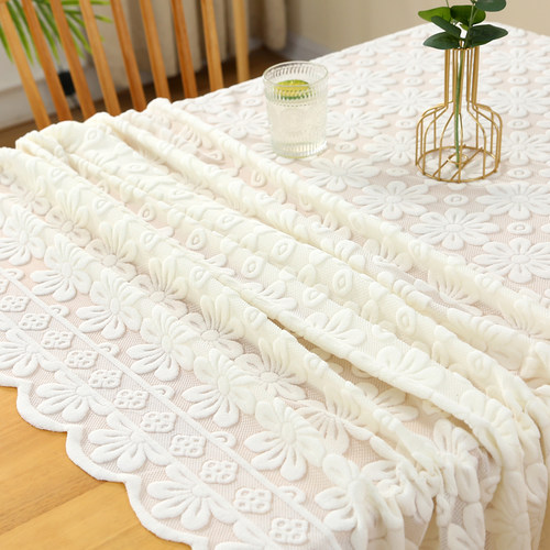 曼家欣轻奢现代风桌布多用盖巾