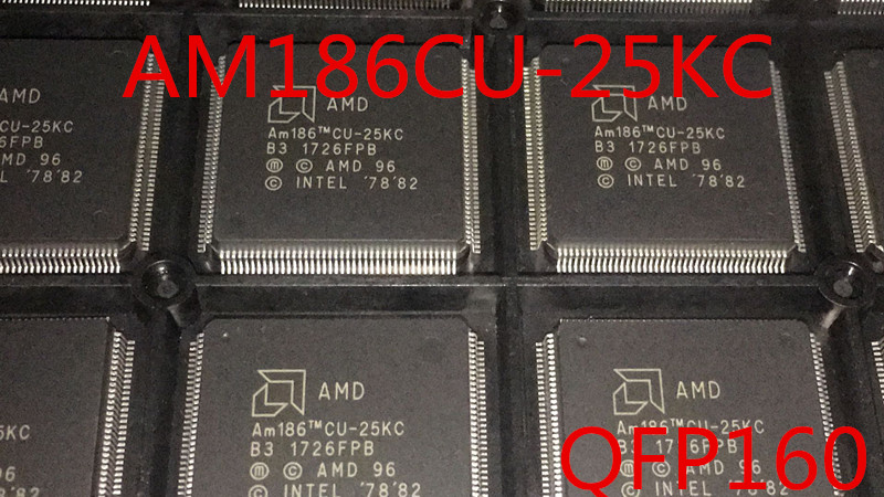 原装AM186CU-40KI /WC AM186CU-25KC QFP 16位微处理器全新