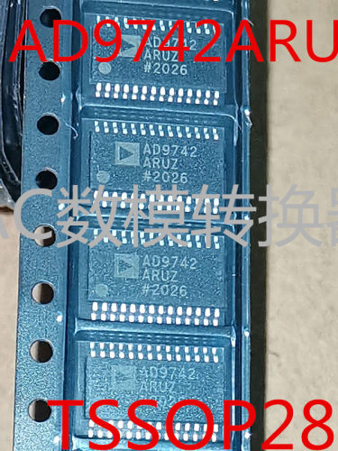 12位DAC数模转换器AD9742ARU AD9742原装正品 可直拍 TSSOP28