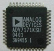 adv7171ksu 彩色信号编码器视频编码器颜色信号转换原