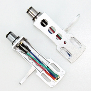 全新标准唱盘唱机通用配无氧铜镀金端子线高档金属漆精制铝唱头架