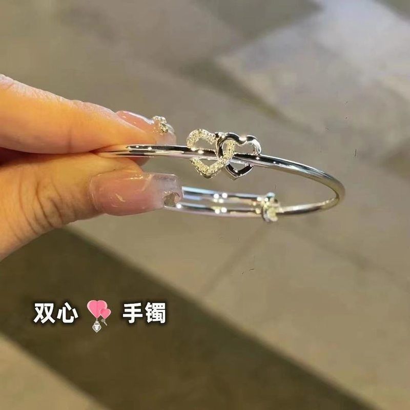 女友手镯可设计爱心手环小众ins