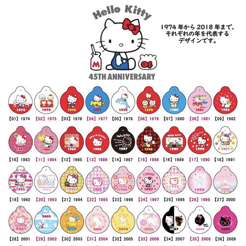 日本制正品年份挂件hellokitty