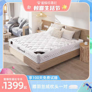 【惊喜生活节】sw乳胶床垫独立弹簧椰棕两面可用