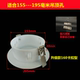 玻璃堵空调圆孔天花板密封堵装 通用烟道 饰盖子板塞墙洞遮丑卡扣式