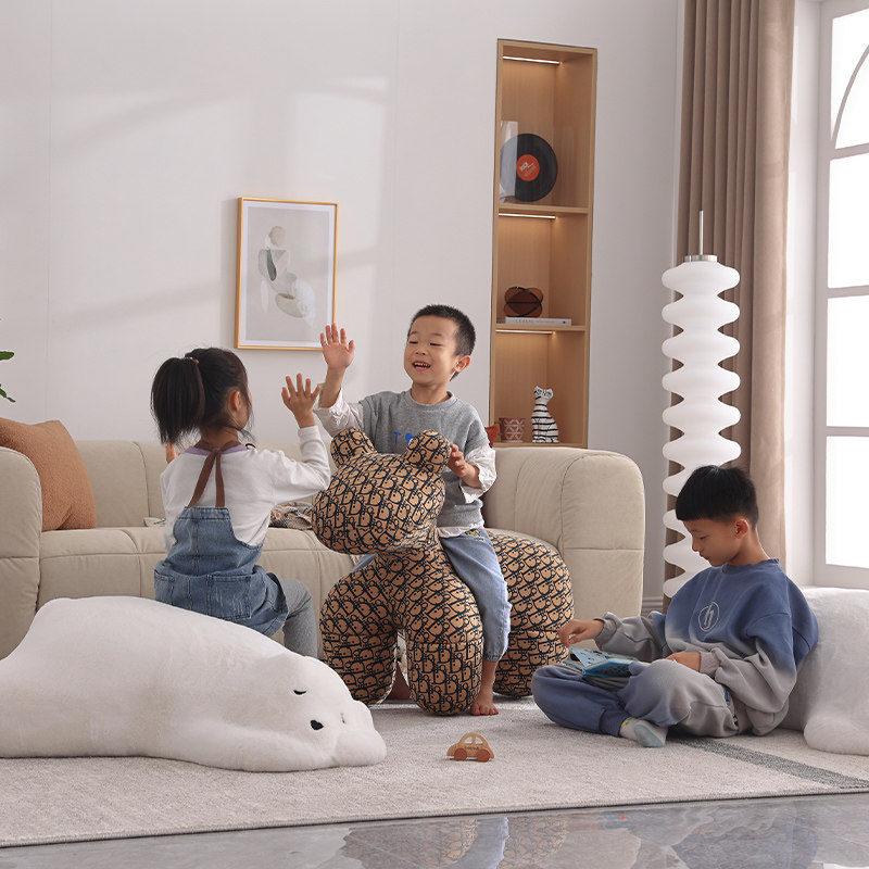 儿童懒人沙发网红趴趴熊休闲单人动物座椅酣睡北极熊靠枕阳台卧室,住宅家具,懒人沙发,淘宝优惠券,粉丝福利购,淘宝优惠卷