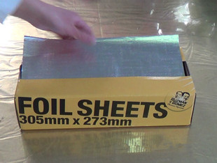 抽取式 500抽 烧烤烘培用锡箔纸 铝箔纸抽取箔纸保鲜 盒装 锡纸 新品