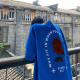 玫瑰花印花圆领短袖T恤A425-T1320-P38控48，男装T恤，电商A425