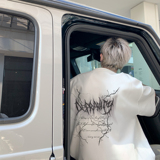 潮流哥特字闪电字母排版短袖T恤A425-T3865-p38控48面料棉，男装T恤，电商A425