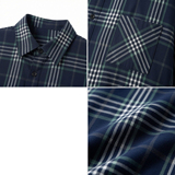 潮流百搭格子长袖衬衫A425-C2789-P50控78面料棉，男装衬衫，电商A425