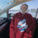 酒红色