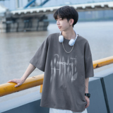 潮流模糊字母短袖T恤A425-T3644-P28控38面料棉，男装T恤，电商A425