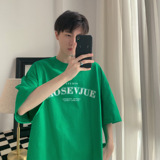 英文字母基础款短袖T恤夏季A425-T1112-P28控38，男装T恤，电商A425