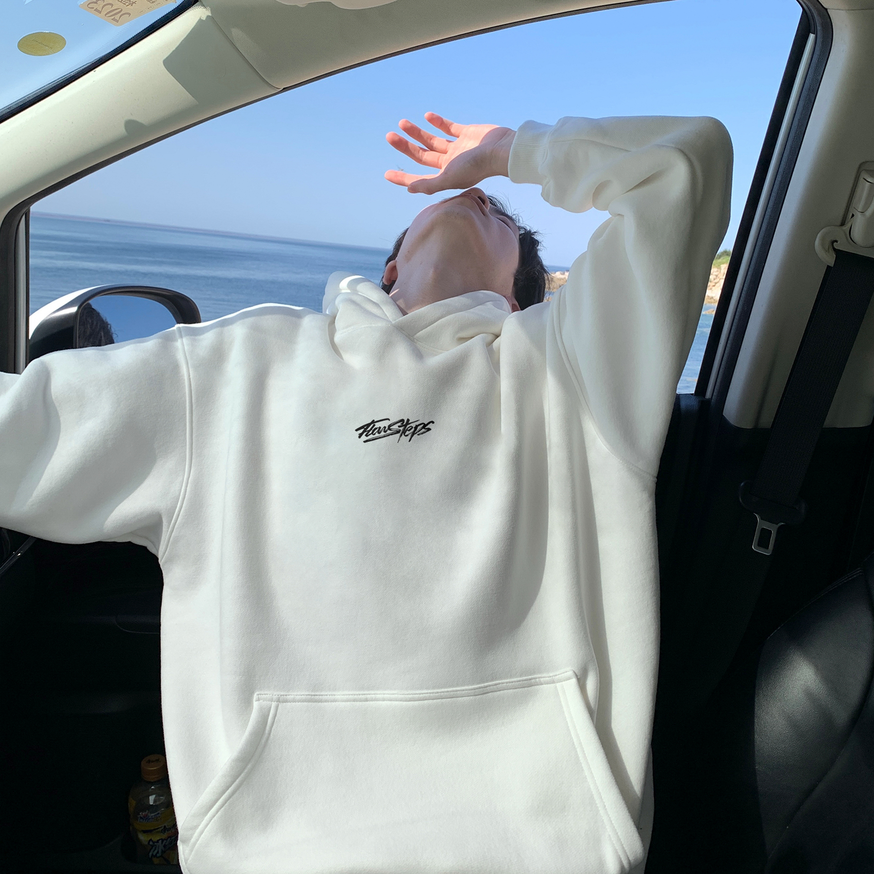 潮流英文字小标连帽卫衣A425-Q4276-P65控78面料65%%棉35%聚酯，男装卫衣，电商A425