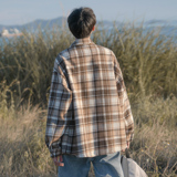 格子呢料毛呢翻领外套冬装A425-N986-P108控138，女装短外套，电商A425