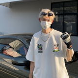 潮流酷炫赛车文化圆领短袖T恤A425-T5112-P38控48面料棉，男装T恤，电商A425