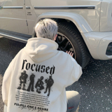 潮流人影字母排版连帽卫衣A425-Q3950-P65控78面料6%%棉35%聚酯，男装卫衣，电商A425