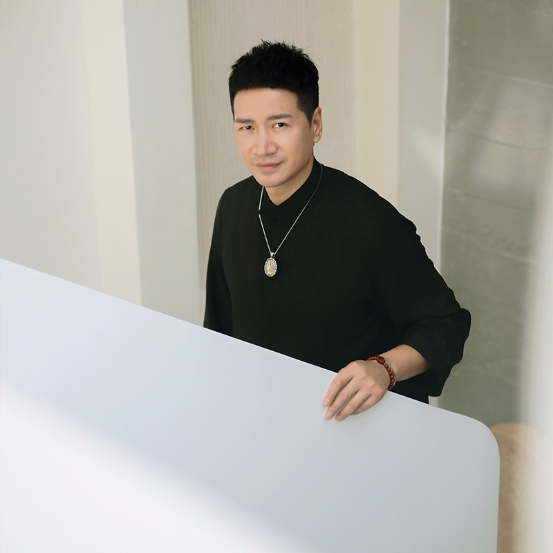 慈缘新中式国风唐装男士长袖黑色宽松大码休闲上衣何晟铭推荐款