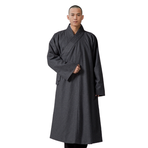 慈缘僧服长褂短褂加棉加厚冬季保暖羊毛禅修僧服男女出家师父套装