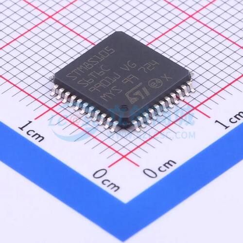 原装正品 STM8S105S6T6C 封装LQFP-44(10x10) 单片机(MCU/MPU/SOC